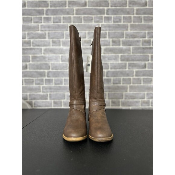 LifeStride Women's Xtrovert Tall Shaft Boot Dark Tan Wide Calf 7W - Picture 3 of 12